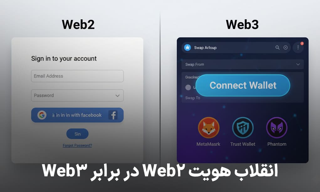 انقلاب هویت: Web2 در برابر Web3