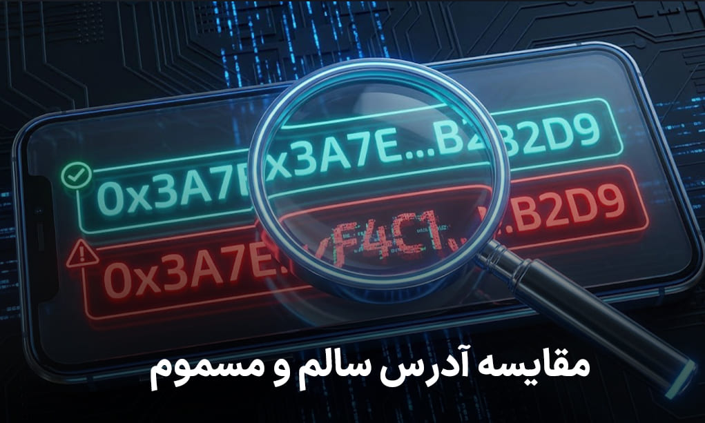 مقایسه آدرس سالم و آدرس مسموم