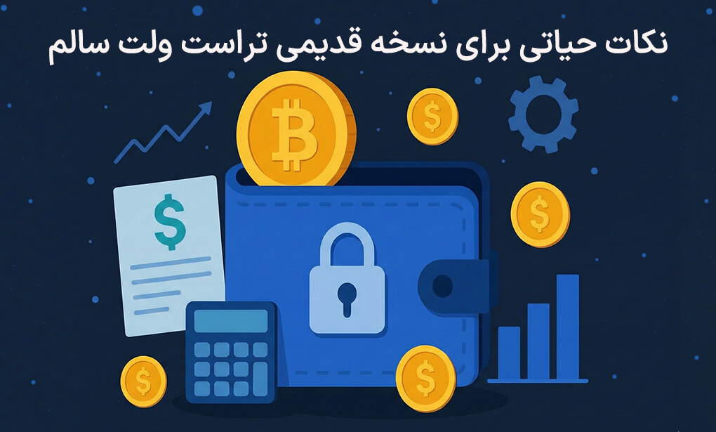 راهنمای نصب نسخه قدیمی تراست ولت