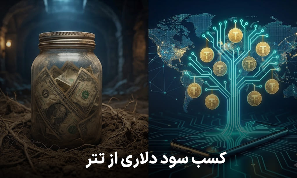 کسب سود دلاری از تتر: انتخاب تتر یا دلار کاغذی